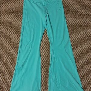 Aerie Turquoise Wide-Leg Pants